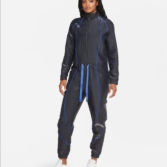 Revolve Jordan NWT Sisterhood Flight Suit in Black & Hyper Royal XS Standard Fit - Picture 16 of 16